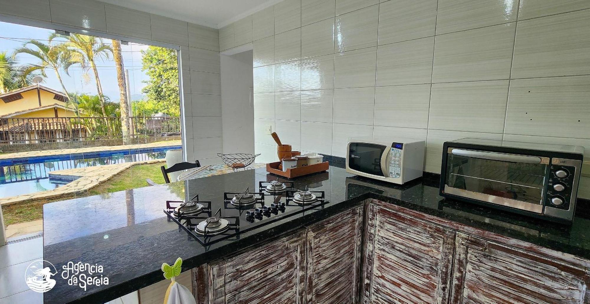 Bela Casa De 4 Suites Com Piscina E Vista - Curral Ilhabela Exterior foto